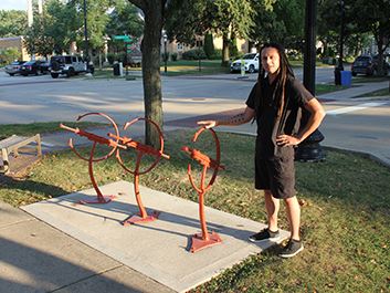 Skyward Cultural Arts Bike Rack