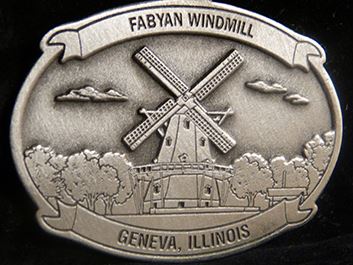 2018 Fabyan Windmill Pewter Ornament
