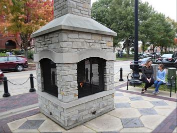 Downtown Fireplace Fall